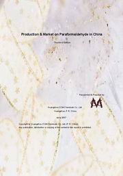 Production & Market of Paraformaldehyde in China
