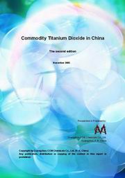 The Commodity Titanium Dioxide in China
